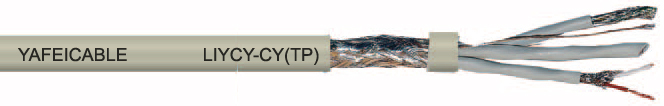 PVC绝缘计算机独立屏蔽数据传输电缆LIYCY-CY(TP)