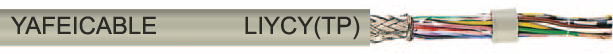 PVC绝缘对绞型屏蔽数据传输电缆LIYCY(JTP)